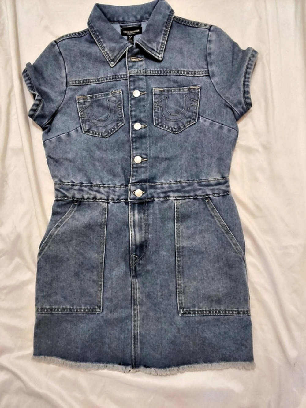 True Religion Denim Mini Dress Size Small NWT